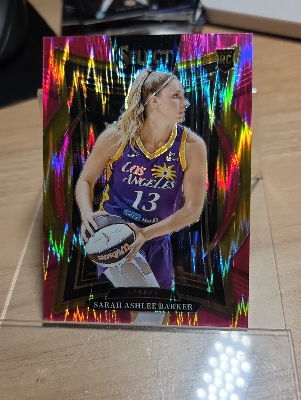 2025 Prizm Sarah Ashlee Barker Pink Flash